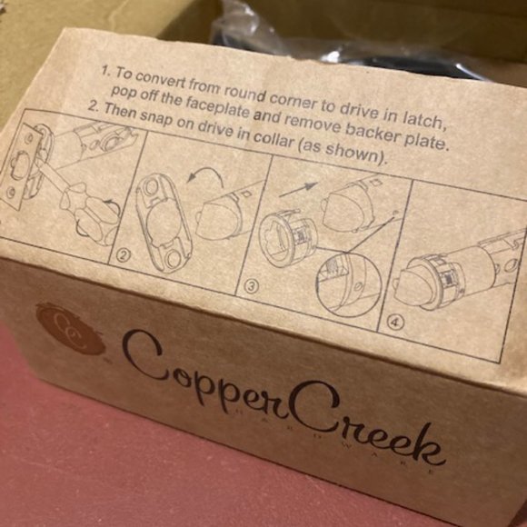 Copper Creek Waverlie style privacy door lever - Picture 2 of 4